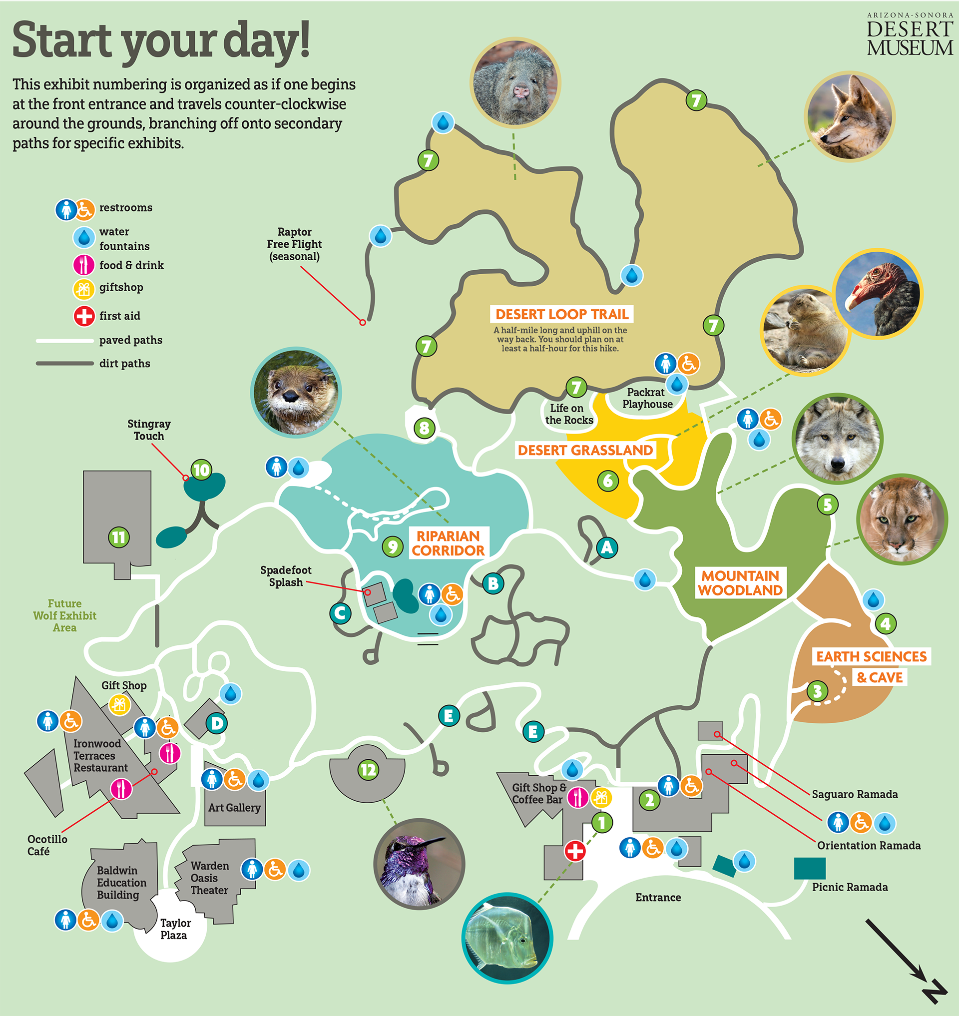 Map of the grounds